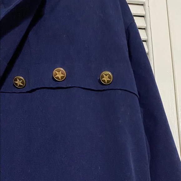 Retro navy jacket with gold buttons - Picture 4 of 5